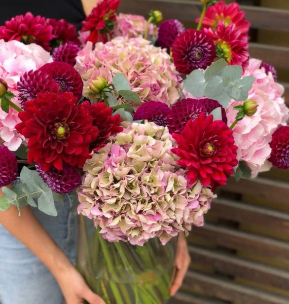 Как продлить жизнь желтых георгинов в вазе?