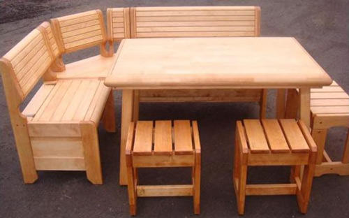 Как самостоятельно сделать стол для бани – всё о банях