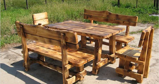 Как самостоятельно сделать стол для бани – всё о банях