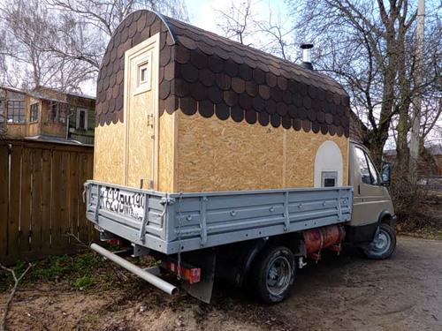 Как сделать баню на колесах своими руками – паримся в любом месте и в любое время – всё о банях