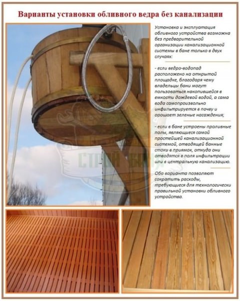 Как сделать функциональное обливное устройство для бани: народные секреты и технологии – всё о банях