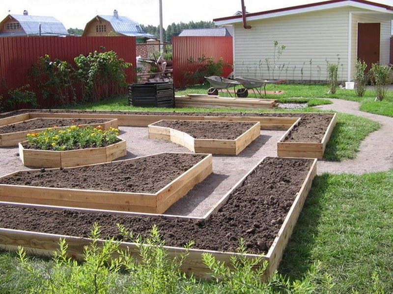 Как сделать и оформить высокие грядки