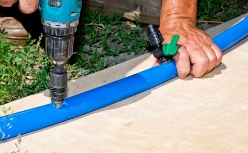 Как сделать капельный полив своими руками