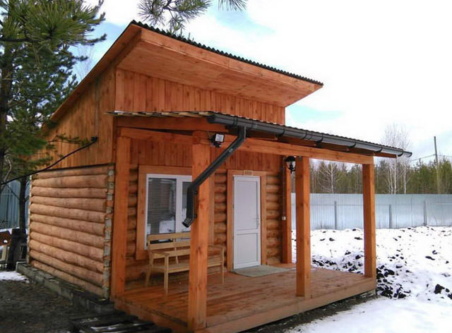 Как сделать односкатную крышу на бане: каркасная односкатная баня с верандой, как построить конструкцию, проекты бань с навесом для машины, фото и видео – всё о банях