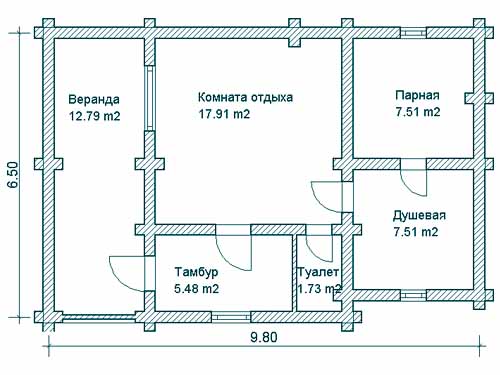 Как создать проект бани для дачи – всё о банях