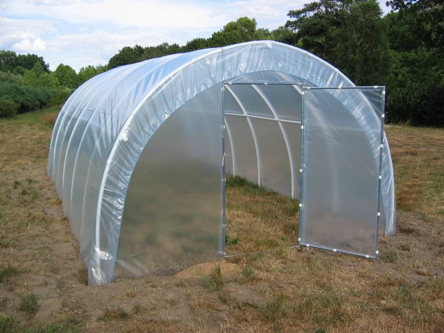 Как своими руками надежно покрыть простую теплицу пленкой?