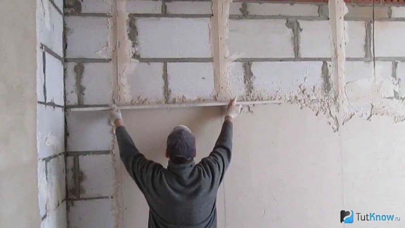 Как выровнять стены своими руками – 5 различных способов – всё о банях