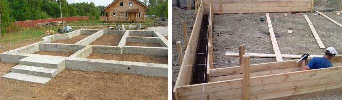 Какой должна быть глубина фундамента для несущей стены дома 7 на 8 – всё о банях