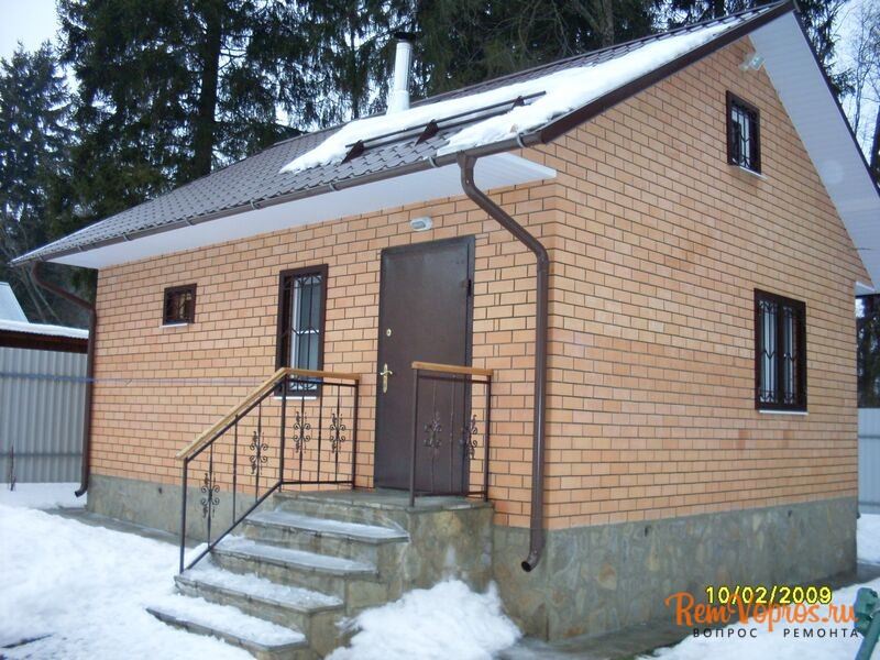 Каменная баня из кирпича – тонкости строительства – всё о банях