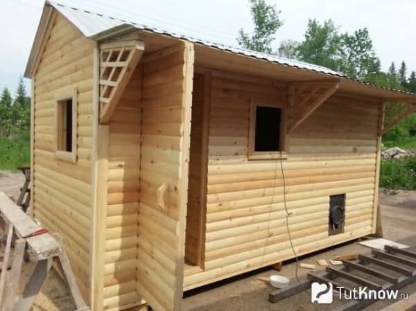 Каркасно-щитовая баня – русский жар за несколько недель – всё о банях