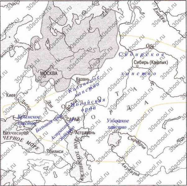 Карта — куликовская битва — история России