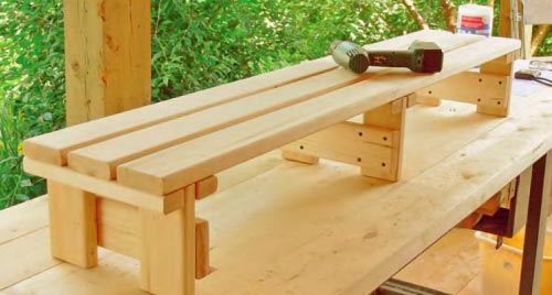 Лавка в баню своими руками: чертежи. как сделать лавочку, скамейка из дерева для бани, деревянная скамья, фото и видео – всё о банях