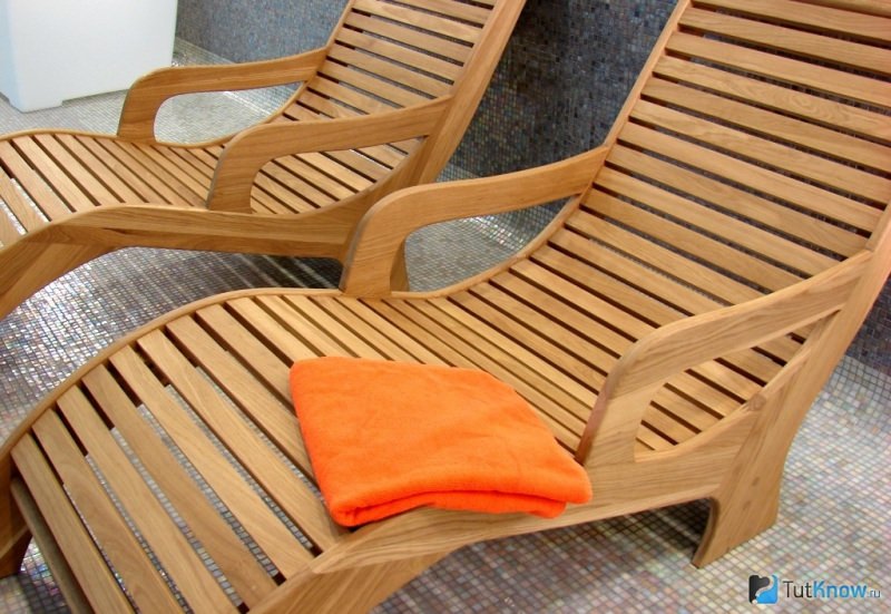 Лежак в баню из дерева, шезлонг для бани и сауны, как сделать своими руками, фото и видео – всё о банях