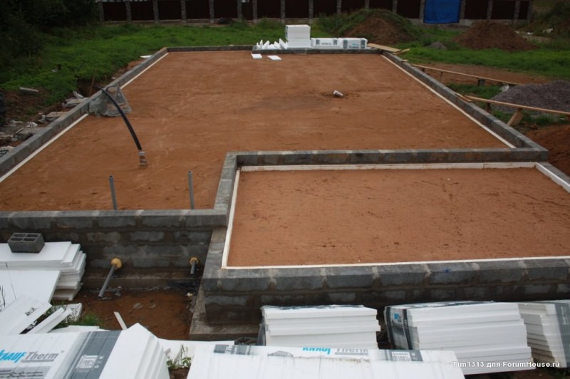 Личный опыт устройства утепленного плитного фундамента по шведской технологии – всё о банях