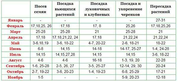 Лунный посевной календарь садоводов и огородников на октябрь 2018 года
