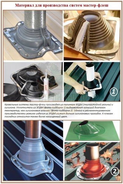 Мастер-флеш для дымохода: принципы выбора и технологические правила установки – всё о банях