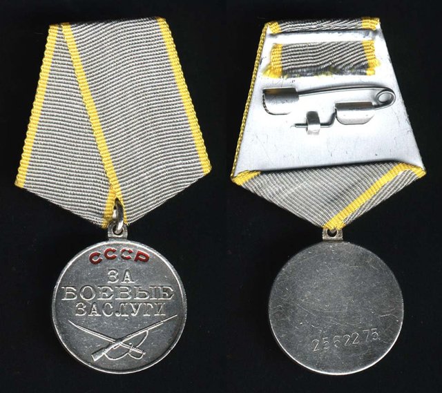 Медаль за боевые заслуги: орден ЗБЗ СССР, фото, цена и история