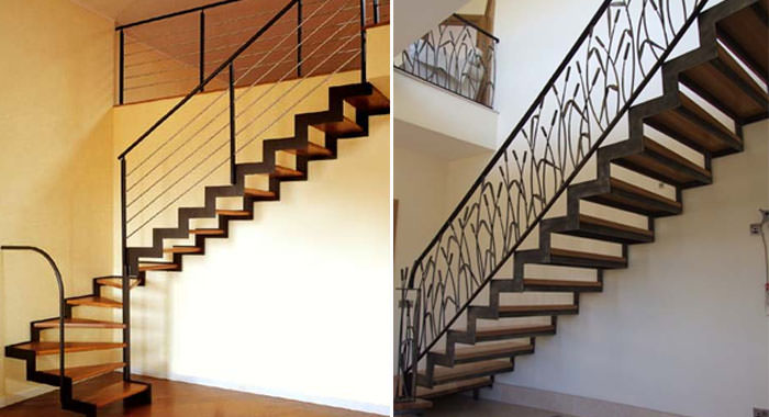 Металлические лестницы для дома: виды, особенности, преимущества