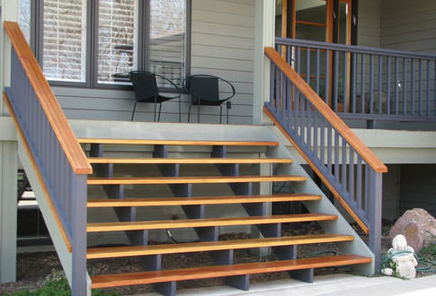 Наружные лестницы: виды и область применения