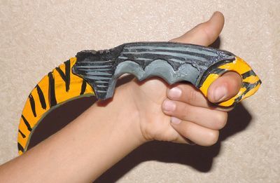 Нож керамбит: как сделать из дерева, рисунок, чертеж-шаблон на бумаге