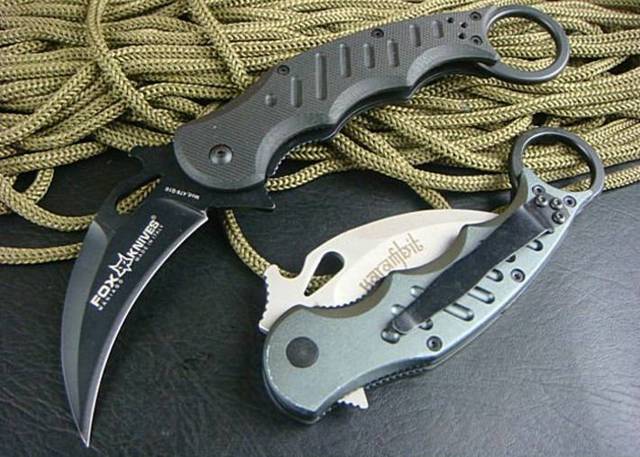 Нож керамбит: как сделать из дерева, рисунок, чертеж-шаблон на бумаге