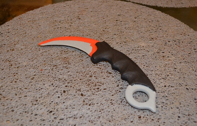 Нож керамбит: как сделать из дерева, рисунок, чертеж-шаблон на бумаге