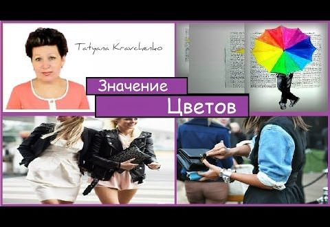 Описание значения различных цветов в колористике