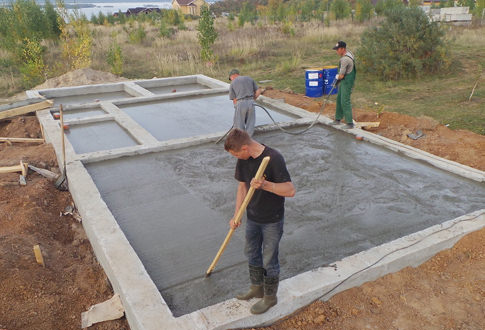 Основание подвала — строим пол в подвале частного дома