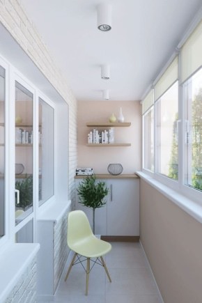 Отделка лоджии: черновое и декоративное оформление, отделка пола