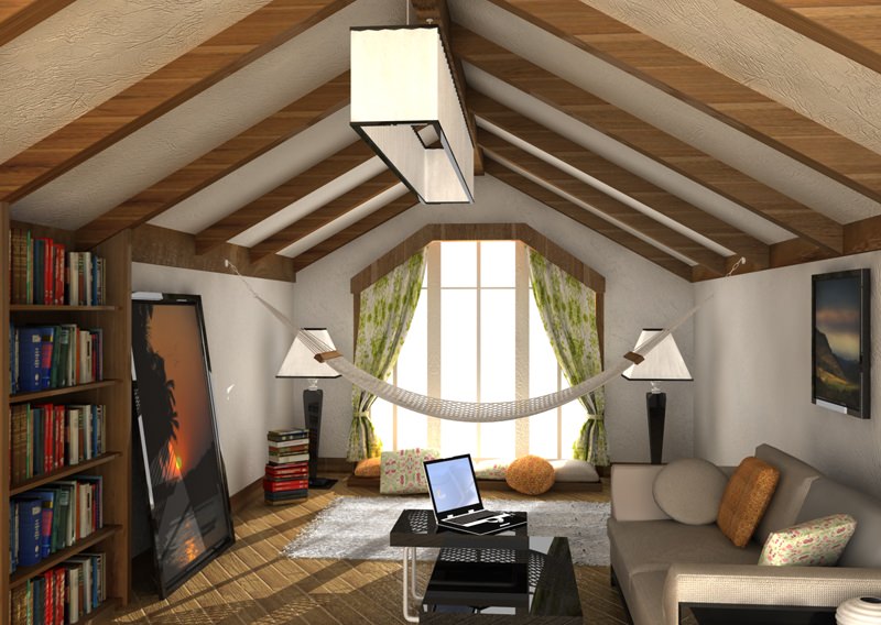 Отделка мансарды: виды материалов и особенности монтажа