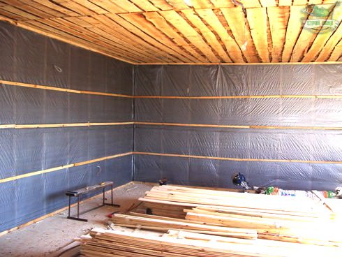 Отделка парной бани своими руками – чем и как лучше отделать потолок, стены и пол? – всё о банях