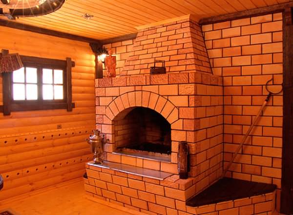 Отделка печи в бане: облицовка кирпичом, декоративным камнем, плиткой портала банной печки, чем отделать лучше, фото и видео – всё о банях