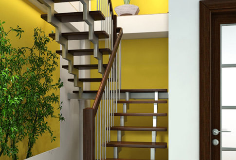 П образная лестница: виды и особенности изготовления