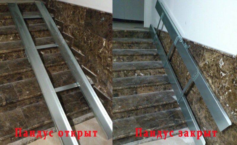 Пандус для инвалидов откидной: особенности конструкции и применение