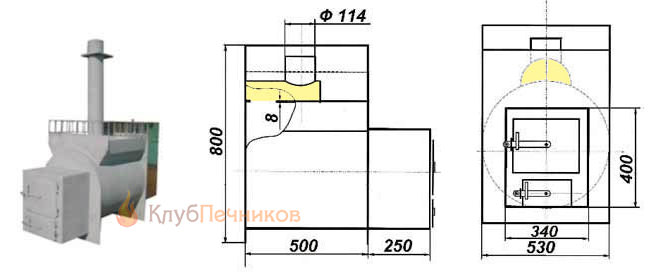 Печь для бани из трубы своими руками: самодельные горизонтальные и вертикальные печки, как сварить банную печь, как сделать чертежи, фото и видео – всё о банях