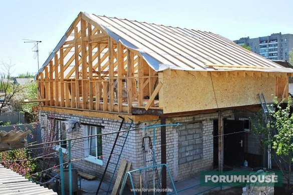 Переделка крыши дома под мансарду – расширяем жилую площадь