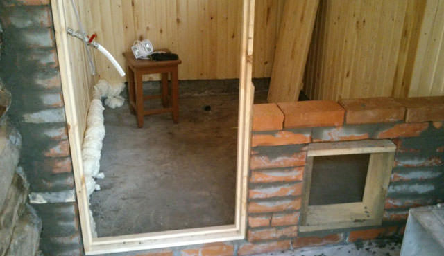 Перегородки в бане своими руками: как сделать возле печки кирпичную, каркасную и магнезитовую перегородки в деревянной бане, делаем сами из кирпича между парилкой и мойкой, фото и видео – всё о банях