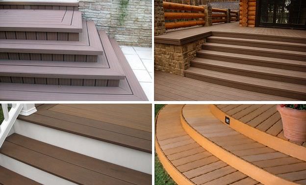 Перила из дерева для крыльца: сделать своими руками, из дпк
