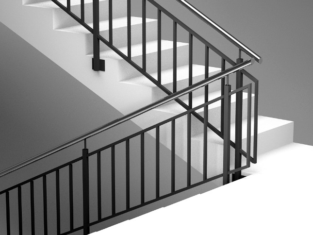 Перила из профильной трубы