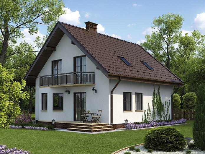 План дома с мансардой: особенности, преимущества и недостатки