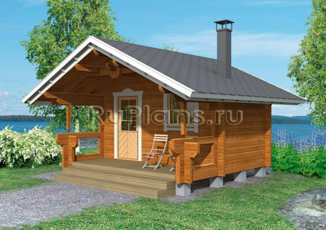 Подборка проектов бань с мансардой – всё о банях