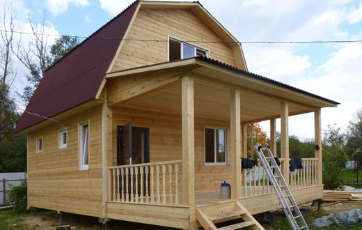 Подборка проектов бань с мансардой – всё о банях