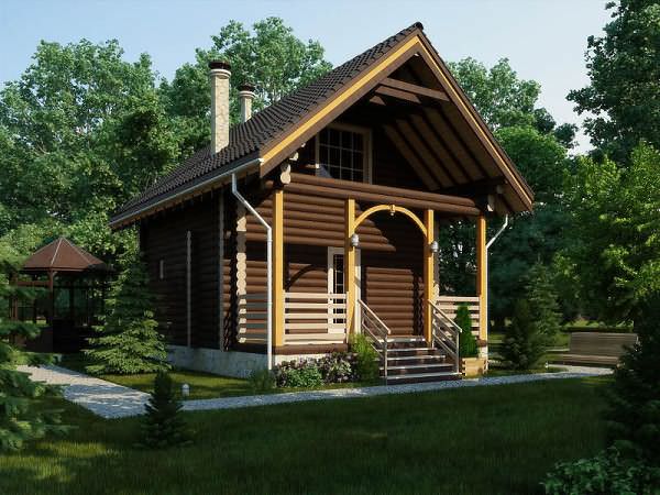 Подборка проектов двухэтажных бань – всё о банях