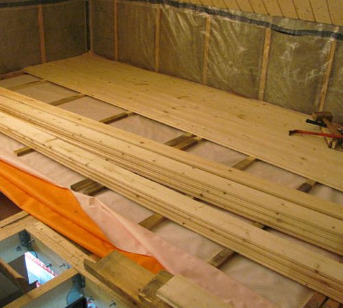 Пол на мансардном этаже: правила обустройства и алгоритм работы