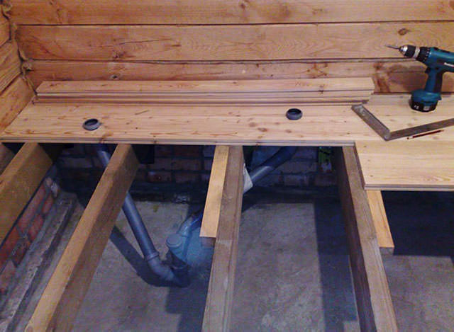 Пол в предбаннике бани: как сделать теплый пол своими руками, как утеплить, чем покрыть, фото и видео – всё о банях