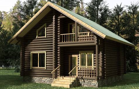 Проекты бань из оцилиндрованного бревна – всё о банях