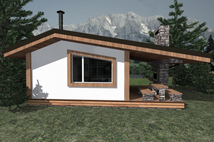 Проекты бань с беседкой под одной крышей: дизайн бани с верандой, барбекю и мангалом, фото и видео – всё о банях