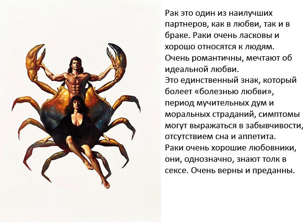 Рак – характеристика знака зодиака, описание характера мужчины и женщины