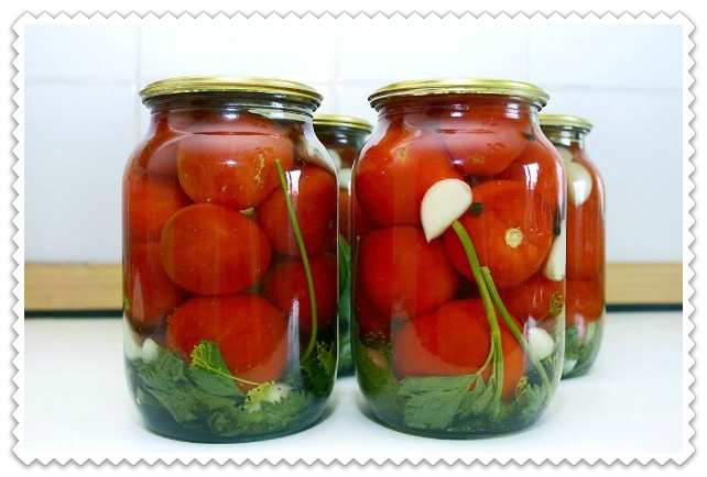 Рецепт консервированных помидоров пальчики