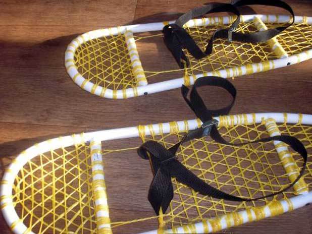 Самодельные снегоступы: из пластиковых (полипропиленовых) труб